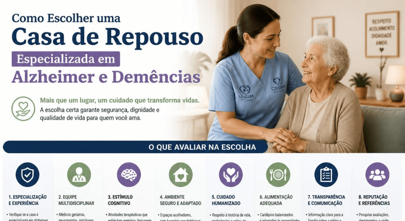 casa de repouso especializada em Alzheimer