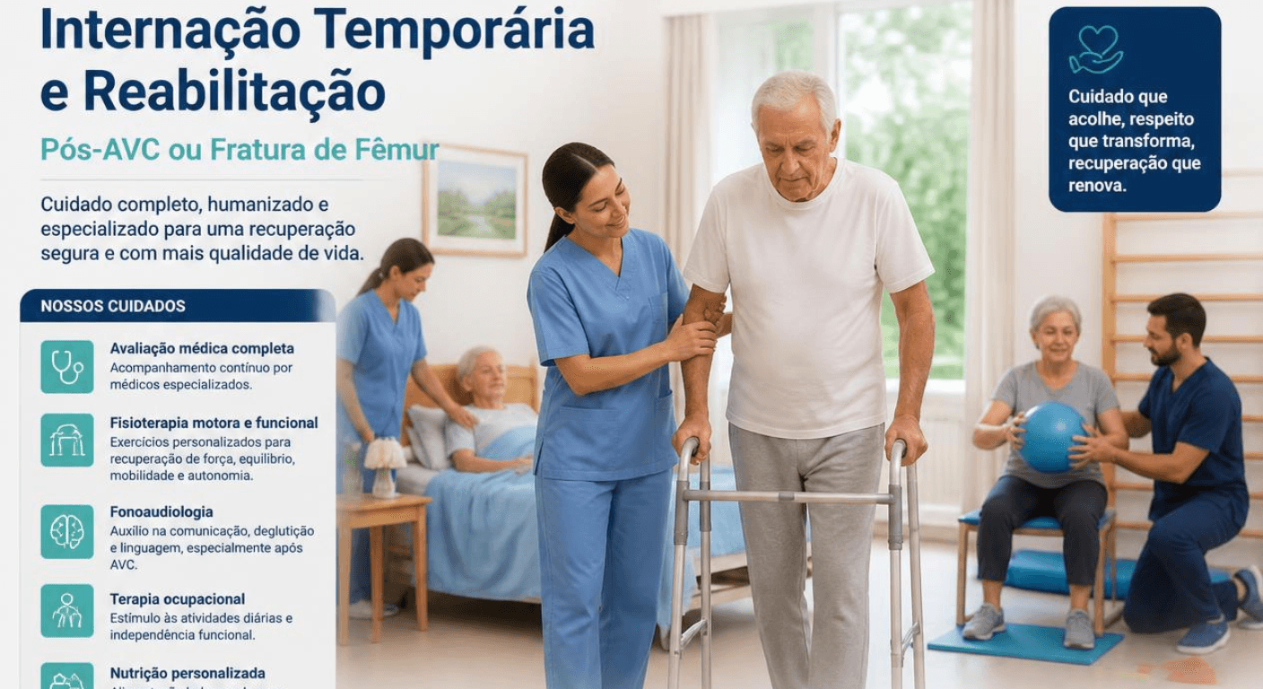 Internação Temporária e Reabilitação Pós-AVC
