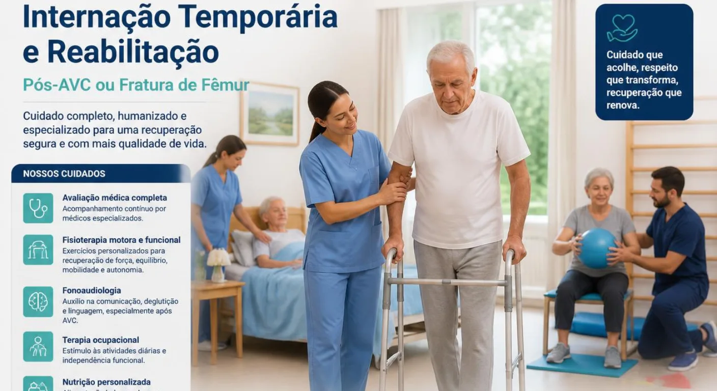 Internação Temporária e Reabilitação Pós-AVC