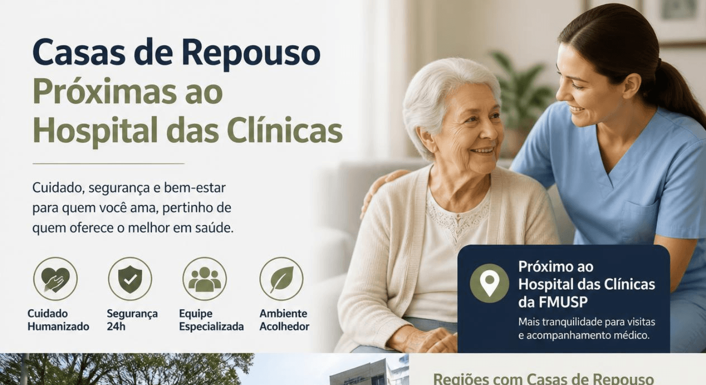 Casas de Repouso Próximas ao Hospital das Clínicas