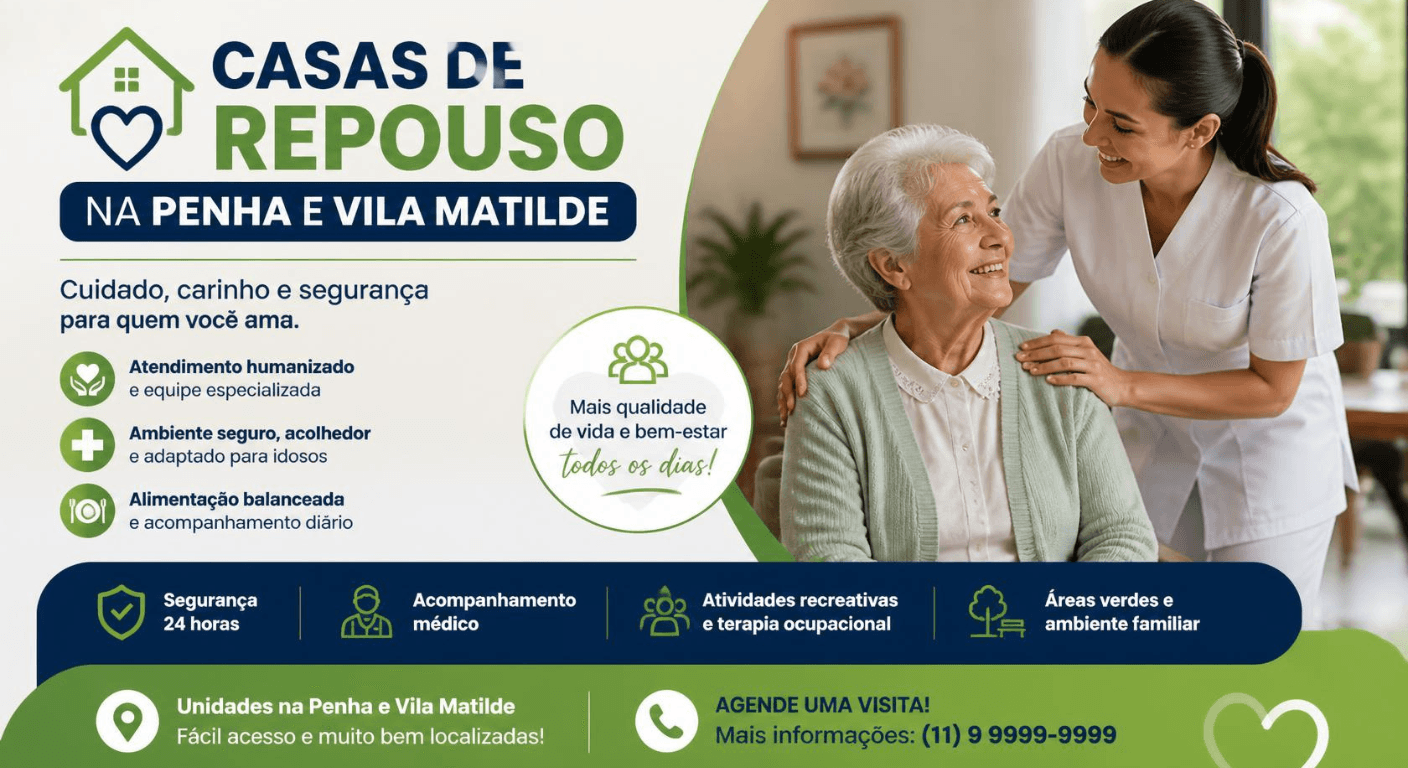 Home 32 Casas de Repouso na Penha e Vila Matilde