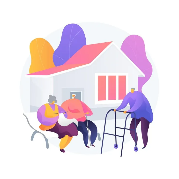 communities older people abstract concept vector illustration community seniors old people social activity housing facility elderly citizen independent living abstract metaphor 335657 3999