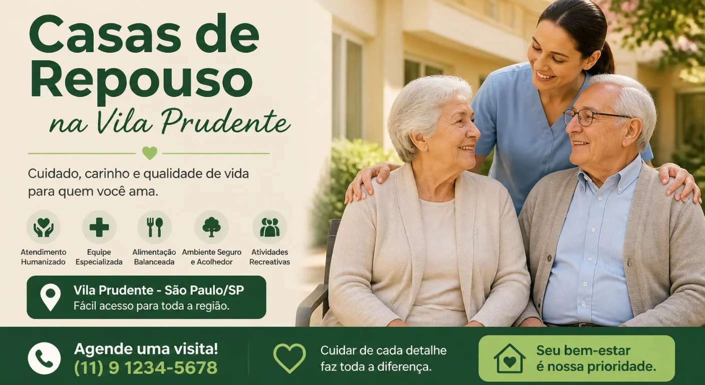 casas de repouso na vila prudente